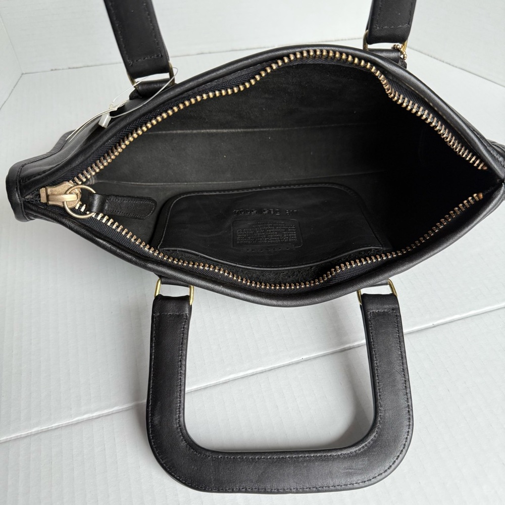 Coach RARE NWT 70s Vintage Bonnie Cashin Slim Leather Satchel 9425 – Made in USA - Picture 6 of 8